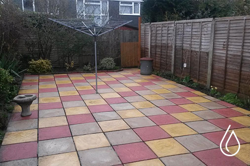 Patio cleaning in Caterham - After a clean