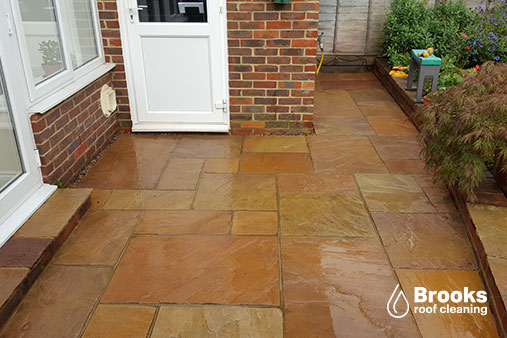 Patio cleaning in Caterham - After a clean